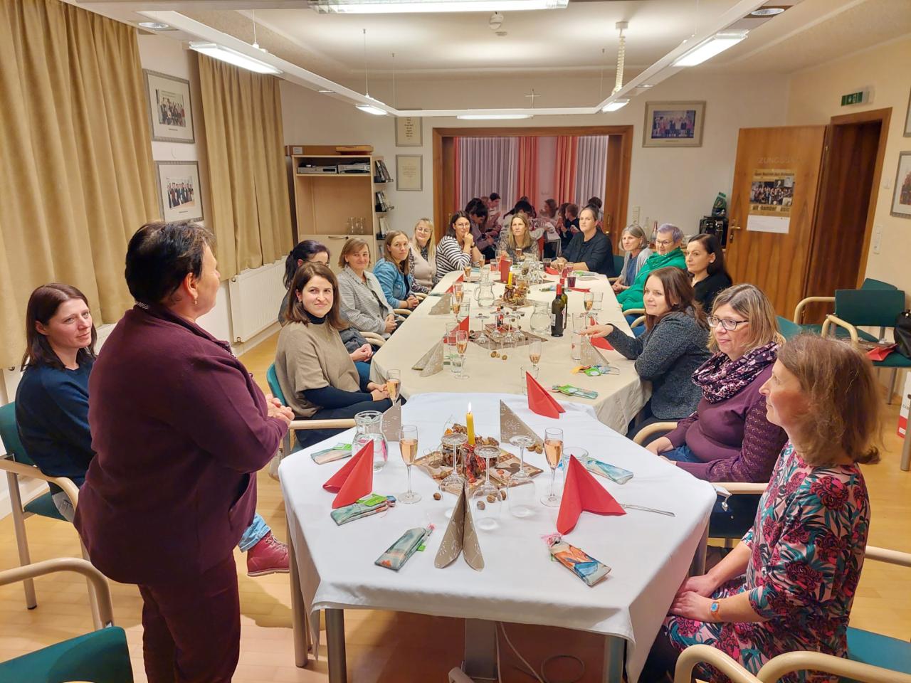 Weihnachtsfeier Bücherei