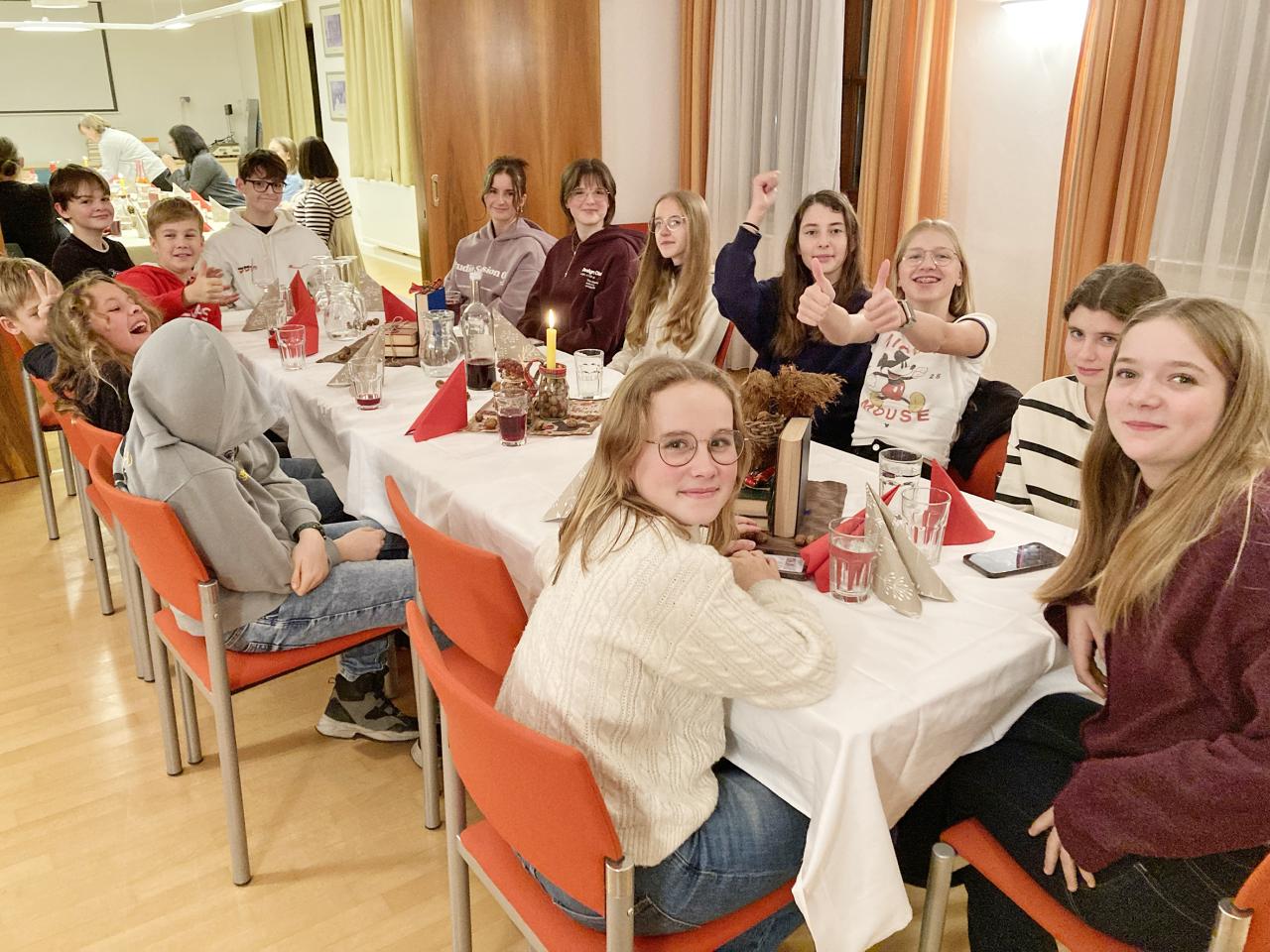 Weihnachtsfeier Bücherei