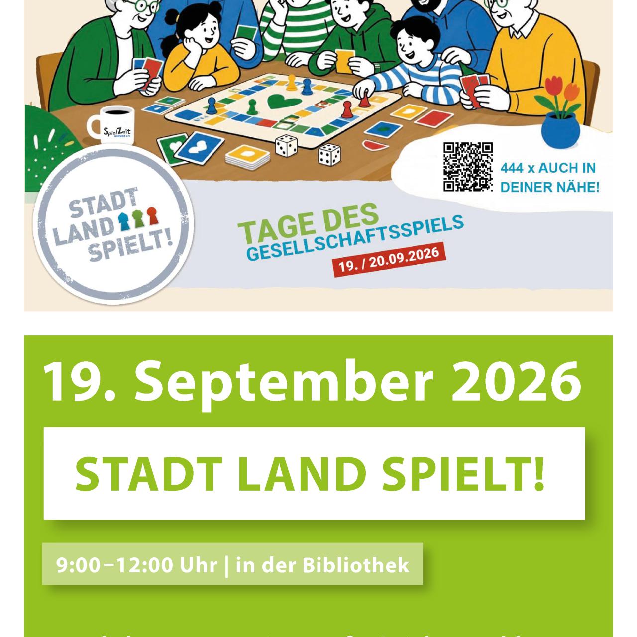 Plakat Stadt Land spielt